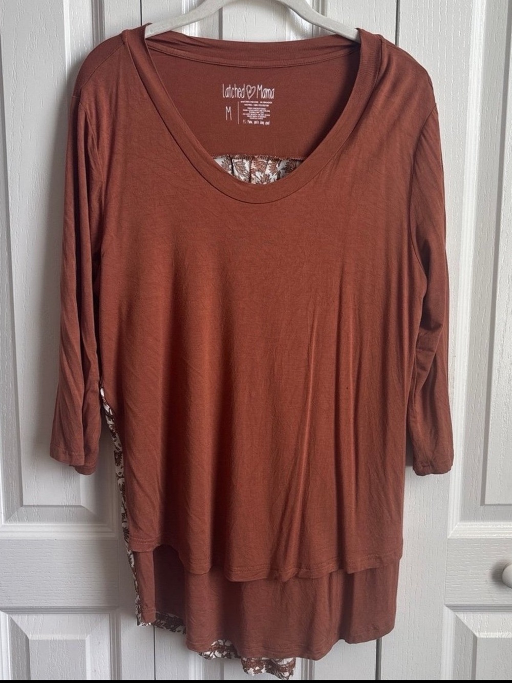 Latched Mama| 3/4 Sleeve Nursing Shirt